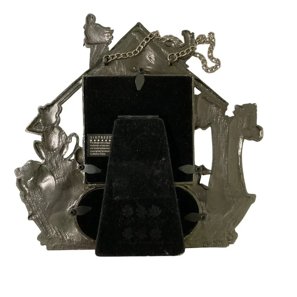 Noahs Ark Pewter Photo Frame With Chain Hanger